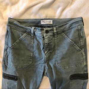 madewell zip cargo pant